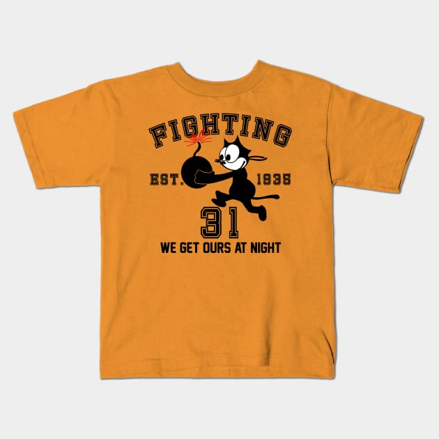 Fighting 31 Kids T-Shirt by SimonBreeze